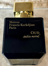Load image into Gallery viewer, Oud Satin Mood Francis Kurkdjan Eau De Parfum 2.4 Fl. Oz./ 70 Ml. Tester bottle.