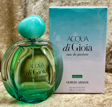 Load image into Gallery viewer, Acqua Di Gioia Intense Armani Eau De Parfum Intense 3.3 Fl. Oz. 100ml Sealed Box