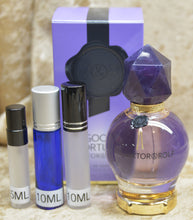 Load image into Gallery viewer, Good Fortune Victor@Rolf Travel size Eau de Parfum 0.33 Fl. Oz. 10 M.l or 0.16 Fl. Oz Fl. 5 Ml. Atomizer Spray or Roll-on Bottle..