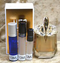 Load image into Gallery viewer, Alien Goddess Mugler Eau de Parfum Intense 0.33 Fl. Oz. 10 Ml or 0.16 Fl. Oz. 5 Ml Atomizer Spray or Roll-on Bottle.