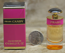 Load image into Gallery viewer, Prada Candy Eau de Parfum 0.21 Fl. Oz. 6.5 Ml. Collectible Mini Dab Splash