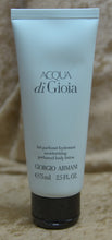 Load image into Gallery viewer, Acqua di Gioia Giorgio Armani Moisturizing Perfumed Body Lotion 2.5 Fl. Oz. 75Ml TravelSize