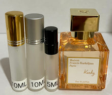 Load image into Gallery viewer, Kurky Maison Francis Kurkdjian Travel Size Eau De Parfum 0.33 Fl. Oz./10 Ml. Or 0.16 Fl. Oz./5 Ml. Atomizer Spray or Roll-on Bottle