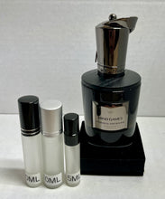 Load image into Gallery viewer, Mind Games French Defense Eau de Parfum Travel Size 0.33 Fl. Oz./10 Ml. Or 0.16 Fl. Oz./5 Ml. Atomizer Spray or Roll-on Bottle
