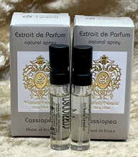 Load image into Gallery viewer, Tiziana Terenzi Cassiopea Extrait de Parfum Boxed 2X Sample Spray 1.5ml / 0.05 oz.