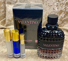 Load image into Gallery viewer, Valentino Uomo Born in Roma Intense for Men Eau de Parfum Intense Travel Size 0.33Fl. Oz./10Ml. Or 0.16 Fl. Oz./5Ml. Atomizer Spray or Roll-on Bottle