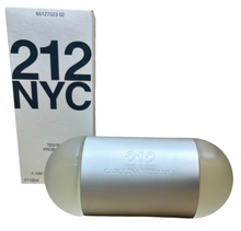 Load image into Gallery viewer, 212 NYC Carolina Herrera For Women Eau De Toilette 3.4 Fl. Oz./100 Ml. Tester Bottle