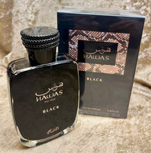Load image into Gallery viewer, Hawas Rasasi Black Rasasi For Him Eau de Parfum 3.38 Fl. Oz./100 Ml.