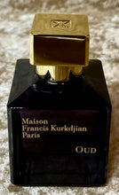 Load image into Gallery viewer, Oud Maison Francis Kurkdjian Eau De Parfum 2.4 Fl. Oz./70 Ml. Tester spray Bottle.