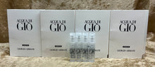 Load image into Gallery viewer, Acqua Di Gio Parfum 4X Samples 1.2 Ml. 0.04 Fl. Oz. Spray