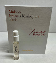 Load image into Gallery viewer, Baccarat Rouge 540  Maison Francis Kurkdjian Eau de Parfum 0.06 Fl. Oz./2 Ml. Sample Spray Bottl
