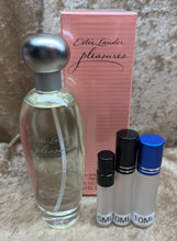 Load image into Gallery viewer, Pleasure Estee Lauder travel size 0.33 Fl. Oz. 10 Ml. Or 0.16 Fl. Oz. 5 Ml. Atomizer Spray or Roll-on Bottle