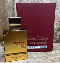 Load image into Gallery viewer, Amber Oud Ruby Edition Haramain Eau de Parfum 3.4 Fl. Oz. 100 Ml. Sealed Box