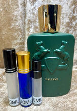 Load image into Gallery viewer, Haltane Parfum de Marly Eau de Parfum Travel Size 0.33 Fl. Oz./10 Ml. Or 0.16. Fl. Oz./5 Ml Atomizer Spray or Roll-on Bottle
