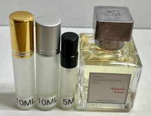 Load image into Gallery viewer, Amyris Homme Maison Francis Kurkdjian Travel Size Extrait de Parfum 0.33 Fl. Oz./10 Ml. Or 0.16 Fl. Oz./5 Ml. Atomizer Spray or Roll-on Bottles