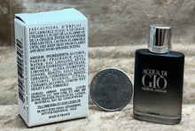 Load image into Gallery viewer, Acqua Di Gio Giorgio Armani Parfum 0.17 Fl. Oz. 5 Ml. Dab-on Splash Mini New
