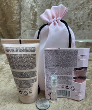 Load image into Gallery viewer, Flowerbomb Viktor&amp;Rolf EDP Sample 0.04Fl. Oz. Spray &amp; Bomblicious Hand Cream 1.7 Oz 2pcs Travel Size Set