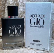 Load image into Gallery viewer, Acqua di Gio Parfum Giorgio Armani 2.5 Fl. Oz. 75 Ml. Spray Sealed Box
