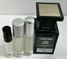 Load image into Gallery viewer, Tom Ford Oud Wood Eau de Parfum Travel Size 0.33 Fl. Oz./10 Ml. Or 0.16 Fl. Oz./5 Ml. Atomizer Spray or Roll-on Bottles