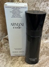 Load image into Gallery viewer, Armani Code Eau de Toilette 2.5 Fl. Oz. Tester Spray