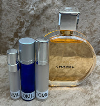 Load image into Gallery viewer, Chanel Chance Eau De Parfum Travel Size 0.33 Fl. Oz . 10 Ml. Or 0.16 Fl. Oz. 5 Ml. Atomizer Spray or Roll-on Bottle.