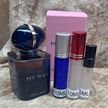 Load image into Gallery viewer, My Way Giorgio Armani Travels size 0.33 Fl. Oz. 10 Ml. Or 0.16 Fl. Oz. 5 Ml. Atomizer Spray or Roll-On Bottle