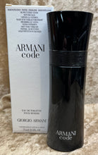 Load image into Gallery viewer, Armani Code Eau de Toilette 2.5 Fl. Oz. Tester Spray