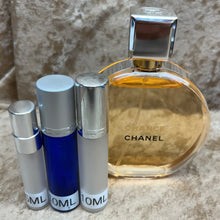 Load image into Gallery viewer, Chanel Chance Eau De Parfum Travel Size 0.33 Fl. Oz . 10 Ml. Or 0.16 Fl. Oz. 5 Ml. Atomizer Spray or Roll-on Bottle.