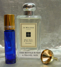 Load image into Gallery viewer, JO MALONE WOOD SAGE &amp; SEA SALT COLOGNE Travel Size 0.33 Fl. Oz./10 Ml. Or 0.16 Fl. Oz./5 Ml. Atomizer Spray Bottle