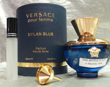 Load image into Gallery viewer, TRAVEL SIZE VERSACE DYLAN BLUE POUR FEMME EAU DE PARFUM 0.33 FL. OZ. 10 ML <br>