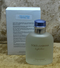 Load image into Gallery viewer, DOLCE&amp;GABBANA LIGHT BLUE POUR HOMME FOR MEN EAU DE TOILETTE 4.2 FL. OZ. 125 ML TESTER SPRAY