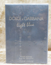 Load image into Gallery viewer, DOLCE&amp;GABBANA LIGHT BLUE POUR HOMME FOR MEN EAU DE TOILETTE 2.5 FL. OZ. 75 ML
