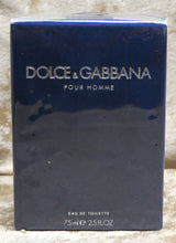 Load image into Gallery viewer, DOLCE&amp;GABBANA POUR HOMME FOR MEN EAU DE TOILETTE 2.5 FL. OZ. 75 ML