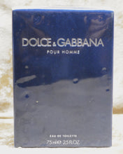 Load image into Gallery viewer, DOLCE&amp;GABBANA POUR HOMME FOR MEN EAU DE TOILETTE 2.5 FL. OZ. 75 ML