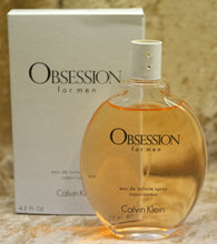 Load image into Gallery viewer, OBSESSION FOR MEN CALVIN KLEIN EAU DE TOILETTE 4.2 FL. OZ. 125 ML TESTER SPRAY