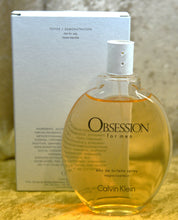 Load image into Gallery viewer, OBSESSION FOR MEN CALVIN KLEIN EAU DE TOILETTE 4.2 FL. OZ. 125 ML TESTER SPRAY