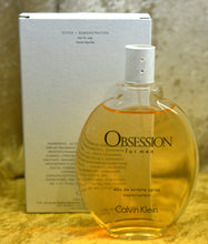 Load image into Gallery viewer, OBSESSION FOR MEN CALVIN KLEIN EAU DE TOILETTE 4.2 FL. OZ. 125 ML TESTER SPRAY