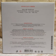 Load image into Gallery viewer, VANILLE VIBES JULIETTE HAS A GUN EAU DE PARFUM SPRAY 3.3 FL. OZ. 100 ML