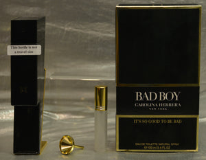 BAD BOY CAROLINA HERRERA EAU DE TOILETTE 0.33 FL. OZ. 10 ML