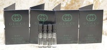 Load image into Gallery viewer, GUCCI GUILTY BLACK POUR HOMME EDT 4 x SAMPLES 0.05 FL. OZ. 1.5 ML SPRAY