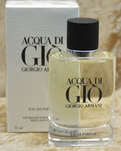 Load image into Gallery viewer, ACQUA DI GIO GIORGIO ARMANI  EAU DE PARFUM 2.5 OZ  REFILLABLE SPRAY SEALED