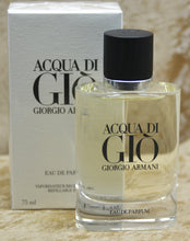 Load image into Gallery viewer, ACQUA DI GIO GIORGIO ARMANI  EAU DE PARFUM 2.5 OZ  REFILLABLE SPRAY SEALED