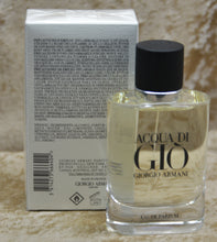 Load image into Gallery viewer, ACQUA DI GIO GIORGIO ARMANI  EAU DE PARFUM 2.5 OZ  REFILLABLE SPRAY SEALED