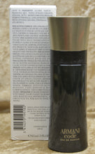 Load image into Gallery viewer, ARMANI CODE POUR HOMME GIORGIO ARMANI EAU DE PARFUM 2 FL.OZ. 60 ML TSTR SPRAY