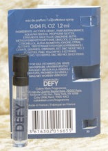 Load image into Gallery viewer, DEFY CALVIN KLEIN EAU DE PARFUM 1X SAMPLE 0.04 FL. OZ 1.2 ML SPRAY
