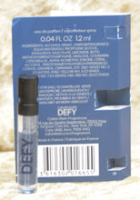 Load image into Gallery viewer, DEFY CALVIN KLEIN EAU DE PARFUM 1X SAMPLE 0.04 FL. OZ 1.2 ML SPRAY