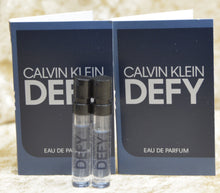 Load image into Gallery viewer, DEFY CALVIN KLEIN EAU DE PARFUM 2X SAMPLE 0.04 FL. OZ 1.2 ML SPRAY