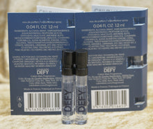 Load image into Gallery viewer, DEFY CALVIN KLEIN EAU DE PARFUM 2X SAMPLE 0.04 FL. OZ 1.2 ML SPRAY