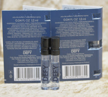 Load image into Gallery viewer, DEFY CALVIN KLEIN EAU DE PARFUM 2X SAMPLE 0.04 FL. OZ 1.2 ML SPRAY