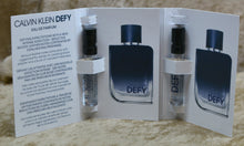 Load image into Gallery viewer, DEFY CALVIN KLEIN EAU DE PARFUM 2X SAMPLE 0.04 FL. OZ 1.2 ML SPRAY